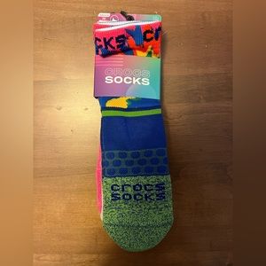 Crocs Socks Adults Size L Crew - 3 Pack *BRAND NEW* UNISEX lovely Christmas 🎁